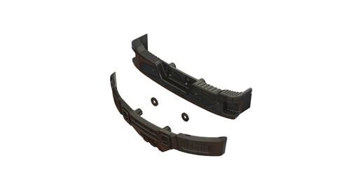 Arrma Ersatzteil Bumper Set (Black Chrome) / ARA320461