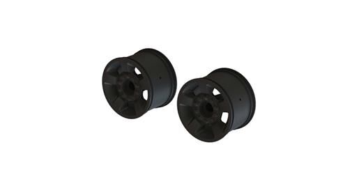 Arrma Ersatzteil 2.8" Wheel 14mm Hex (Black/2) / ARA510116