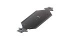 Arrma Ersatzteil AR320188 Chassis Aluminum SWB Silver/Blue Typhon / ARAC3741