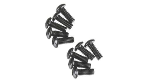 Axial Ersatzteil AXA114 Hex Sckt ButtonHead M3x8mm Black Oxide (10) / AXIC0114