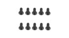 Axial Ersatzteil AX31280 M2.6x6mm Hex Socket Button Black (10) / AXIC1280