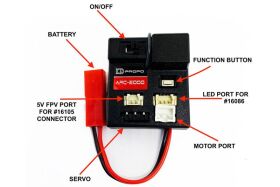 Carisma MSA-1E KD-PROPO ARR2000 2.4GHZ RX/ESC / CA-16047