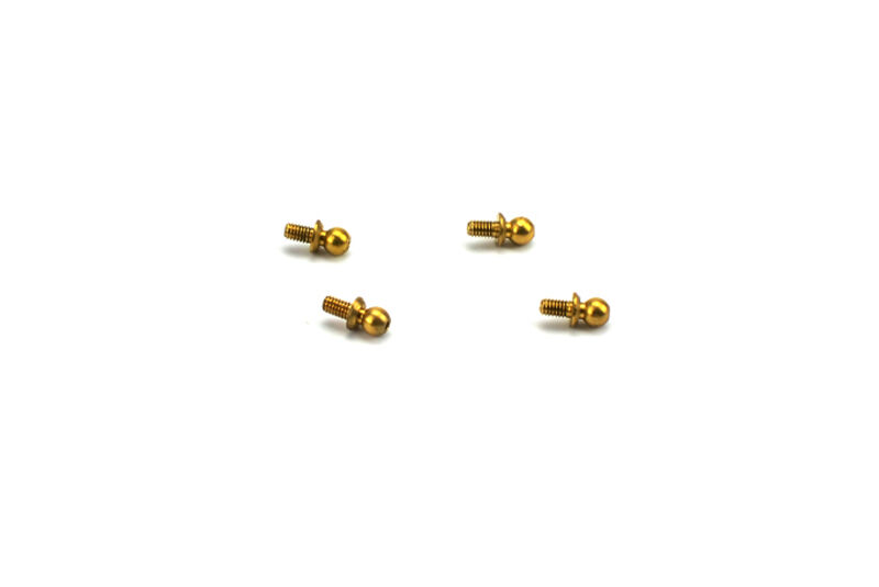 Carisma MSA-1E 3.9 X3.95mm BALL STUDS SET (4) / CA-16066