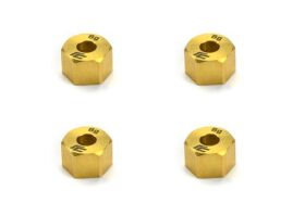 Carisma RC SCA-1E Brass Weight Wheel Hex Set 4pcs / CA-16083