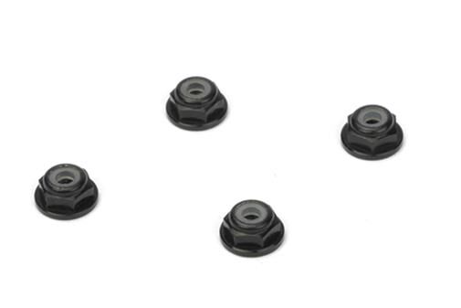 Carisma MSA-1E M2 Wheel Lock Nut Set (Black) 4pcs / CA-16092