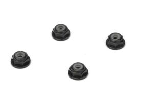 Carisma MSA-1E M2 Wheel Lock Nut Set (Black) 4pcs / CA-16092