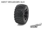 Medial Pro Sport Reifen und Felgen verklebt Dirt Crusher 2.8 Schwarze Felgen Vorder Jato, Nitro Sport, Nitro Rustler / MP-5545
