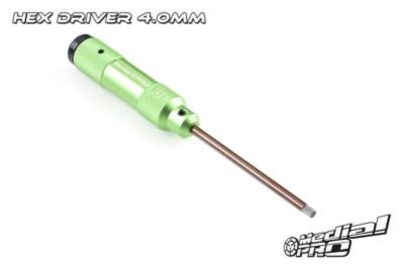 Medial Pro XP Werkzeug Gehärtete Klinge Alu. Griff Innensechskant 4.0mm / MPT-01140