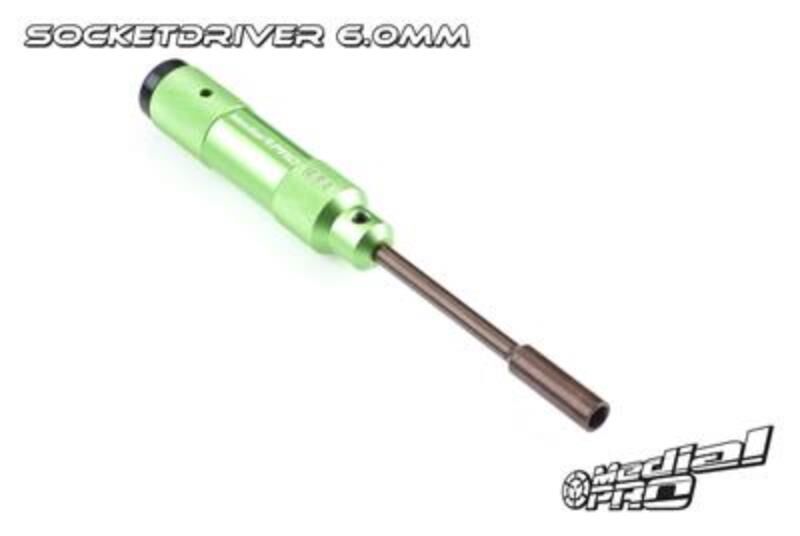 Medial Pro XP Werkzeug Gehärtete Klinge Alu. Griff Muttern 6.0mm / MPT-06160