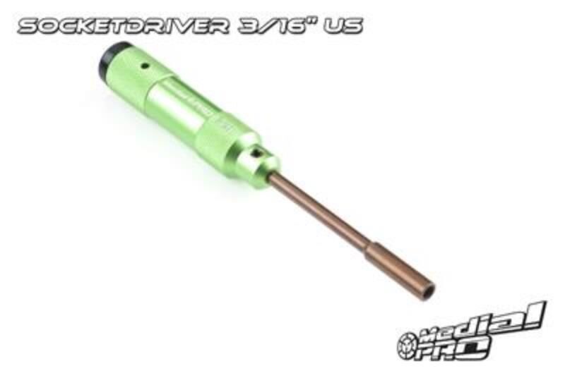 Medial Pro XP Werkzeug Gehärtete Klinge Alu. Griff Muttern US 3/16 / MPT-0710316