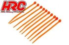 HRC Racing Kabelbinder Kurz (100mm) Orange (10 Stk.) / HRC5021OR