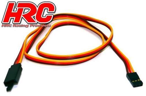 HRC Racing Servo Verlängerungs Kabel mit Clip Männchen/Weibchen JR typ 60cm Länge / HRC9245CL