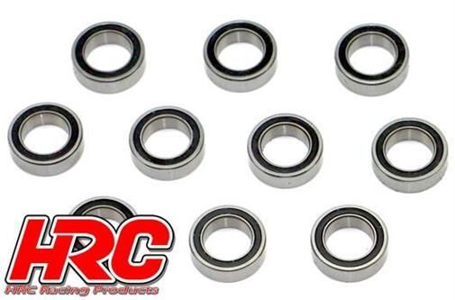 HRC Racing Kugellager metrisch 10x16x5mm Gummidichtung (10 Stk.) / HRC1273RS
