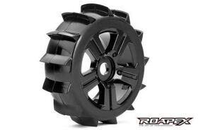 Roapex Reifen 1/8 Buggy montiert Schwarz Felgen 17mm Hex...