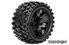 Roapex Reifen 1/10 Stadium Truck montiert 0 offset Schwarz Felgen 12mm Hex Rhythm (2 Stk.) / RXR2003-B0