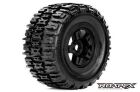 Roapex Reifen 1/8 Monster Truck montiert Schwarz Felgen 17mm Hex Renegade (2 Stk.) / RXR4001-B