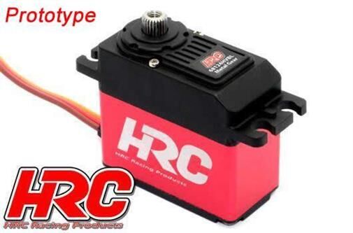 HRC Racing Servo Digital High Voltage 40x38x20mm / 53g 28kg/cm Brushless Metallzahnräder Wasserdicht Doppelt Kugelgelagert / HRC68128HVBL