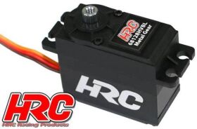 HRC Racing Servo Digital High Voltage 40x38x20mm / 53g 28kg/cm Brushless Metallzahnräder Wasserdicht Doppelt Kugelgelagert / HRC68128HVBL