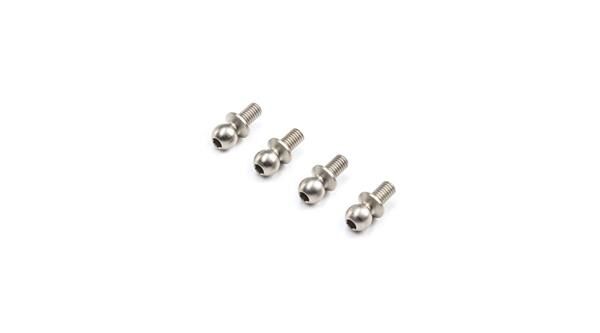 TLR / Team Losi Racing Ersatzteil Ball Stud, Low Mount, 4.8 x 5mm (4) / TLR236011