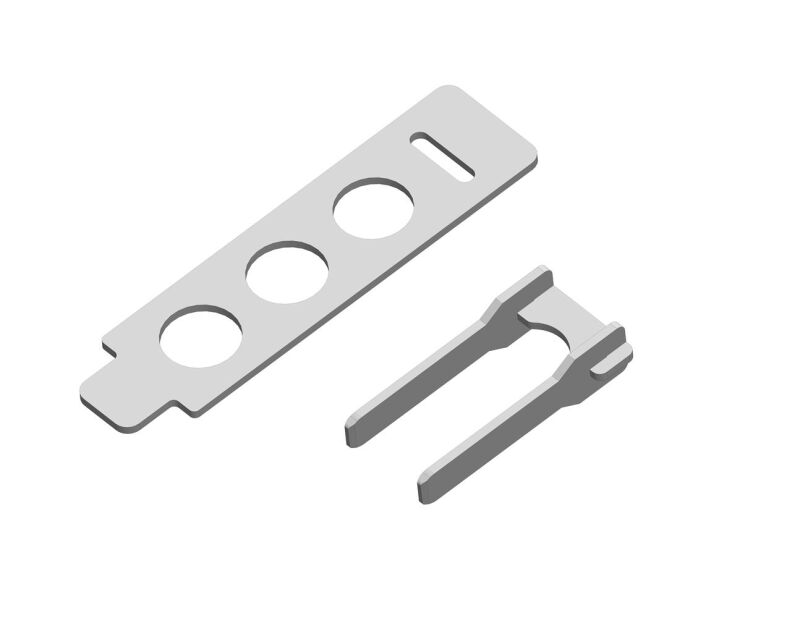 Multiplex Akkuhalterung u.Flächenarretierung AcroMaster Pro / 1-00852