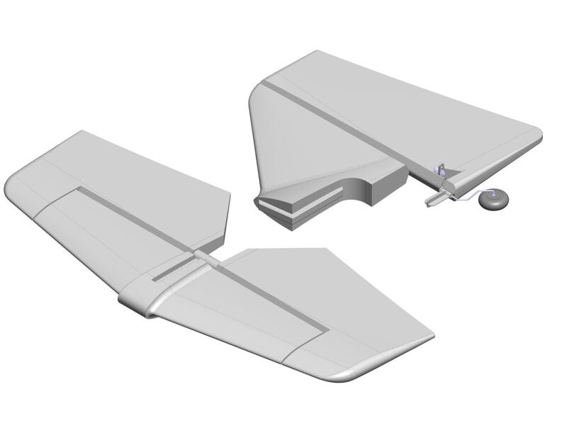 Multiplex Ersatzteil Leitwerkssatz AcroMaster Pro / 1-00853