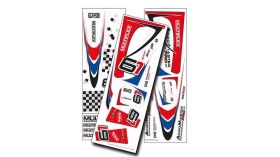 Multiplex Dekorbogen Acromaster Pro,blau-rot / 1-00856