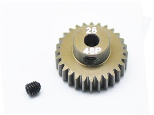 ARROWMAX PINION GEAR48P 28T 7075 HARD / AM348028