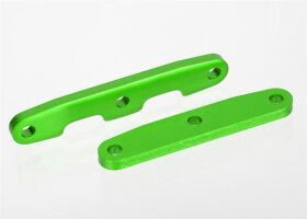TRAXXAS Bulkhead tie bars v/h Alu grün / TRX6823G