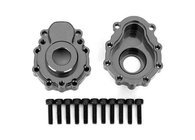 TRAXXAS Portal-Gehäuse außen Alu charcoal grau / TRX8251A