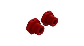 ARRMA Felge Aluminium 17mm Hex rot (Paar) / ARA310904