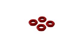 Arrma Ersatzteil Aluminum Wheel Nut 17mm Red (4) / ARA310906