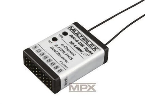 Multiplex / Hitec RC Empfänger RX6DR light MLINK 2,4 GHz / 55809