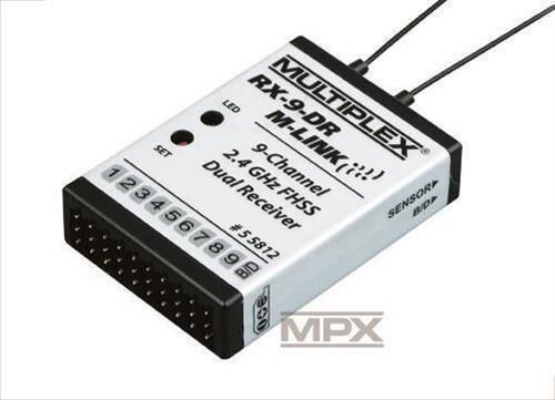 Multiplex / Hitec RC Empfänger RX9DR MLINK 2,4 GHz / 55812