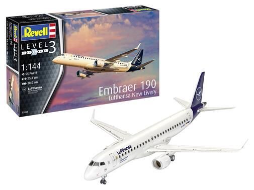 Embraer 190 "Lufthansa" New Livery Revell Modellbausatz