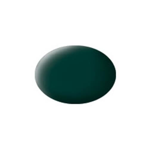 Revell Modellbau-Farbe auf Wasserbasis Schwarzgrün, matt Aqua Color 18 ml / 36140