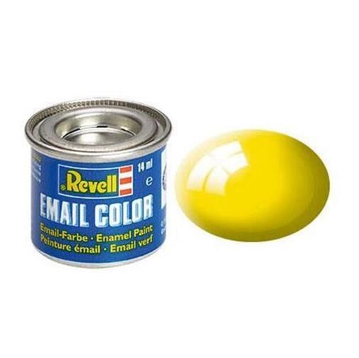 Revell Modellbau-Farbe auf Kunstharzbasis gelb, glänzend RAL 1018 14 ml-Dose / 32112