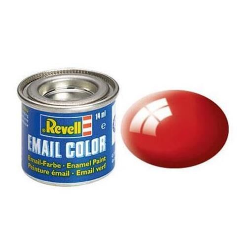 Revell Email Color Kunstharz Modellbau Lack feuerrot, glänzend / 32131