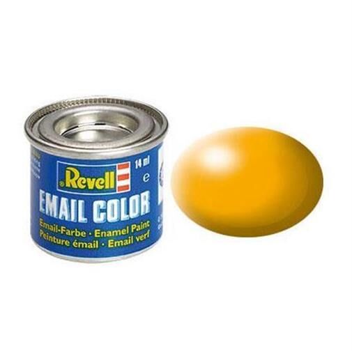 Revell Modellbau-Farbe auf Kunstharzbasis lufthansa-gelb, seidenmatt RAL 1028 14 ml-Dose / 32310