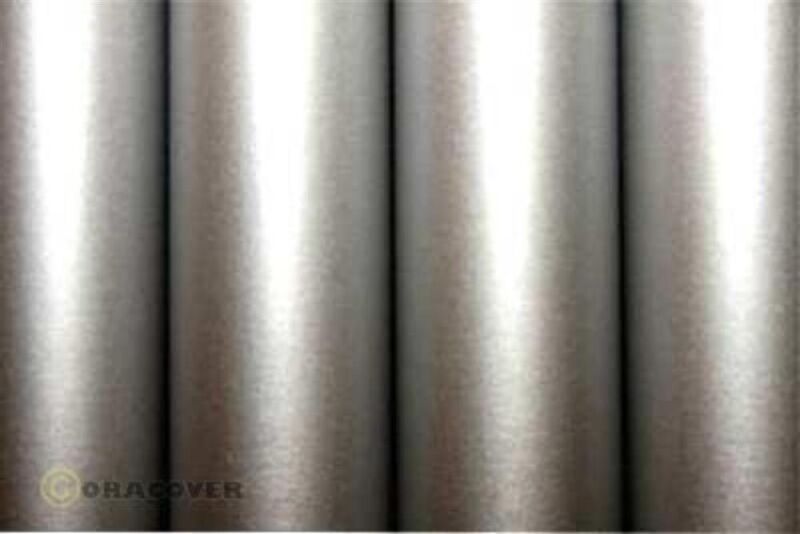 Oracover Bügelfolie Oralight effektsilber (2 Meter) / X3114