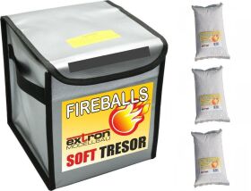 Extron FIREBALLS Soft Tresor f&uuml;r Lipo Akkus inkl. 3...