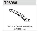 Team C Aluminium Chassisversteifung hinten T6-7075 1:8 Comp. Buggy TM8E / T08966