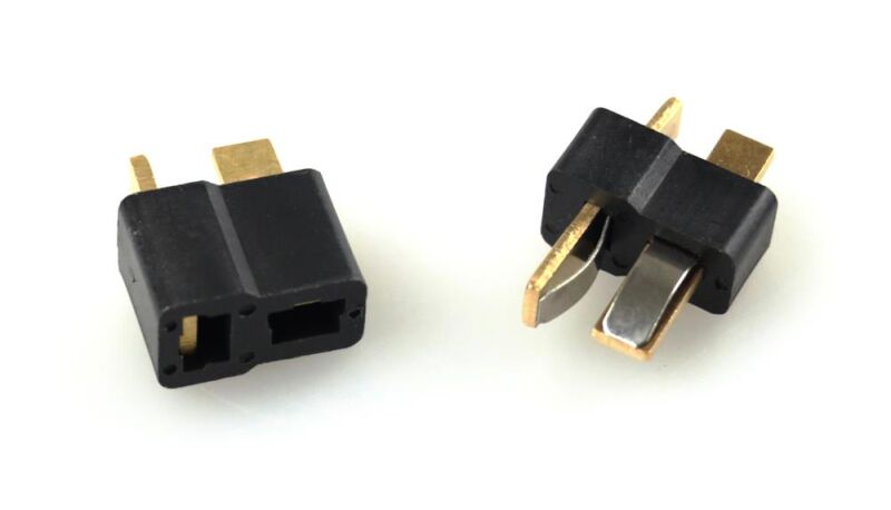 Amewi T-Stecker und Buchse schwarz 1 paar / 28200