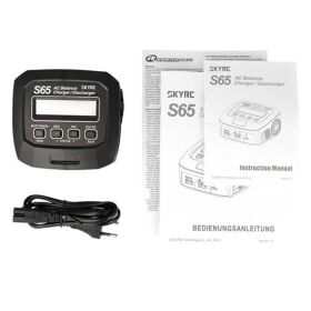 SkyRC S65 AC Ladegerät LiPo 2-4s 6A 65W Entladen 2A 10W / SK100152
