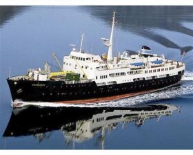 Krick Modell Tec / MS Finnmarken Bausatz Standmodell 1:60  Bausatz / 24525