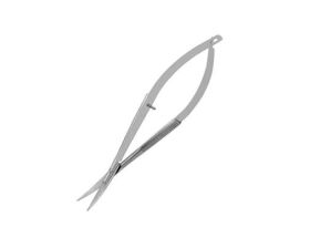 Krick Mini Schere gebogen klein mit Federmechanismus /...