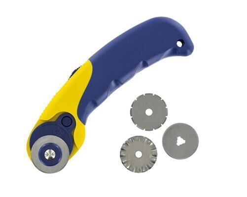 Krick Rollmesser klein mit 3 verschiedenen Klingen / 492124