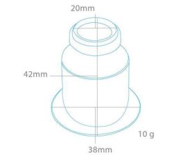 Krick Uhrmacher Lupe 2 Linsen 3x/10x Vergrößerung / 492249