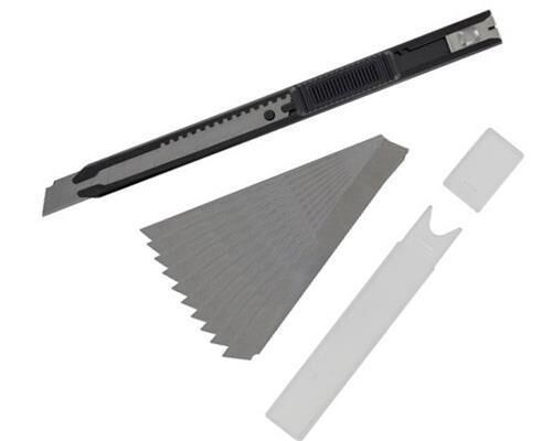 Krick Messer schmal mit 10 Abbrechklingen 9 mm / 492405