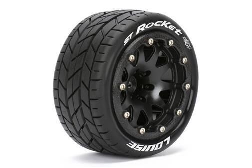 LOUISE MFT ST-ROCKET Bead-Lock-Felge schwarz 1/2 Offset / T3311SBH