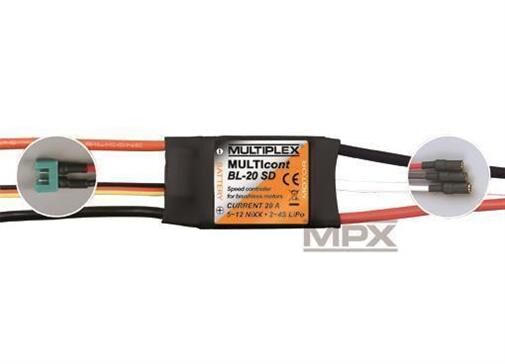 Multiplex / Hitec RC Regler MULTIcont BL20 SD / 72232